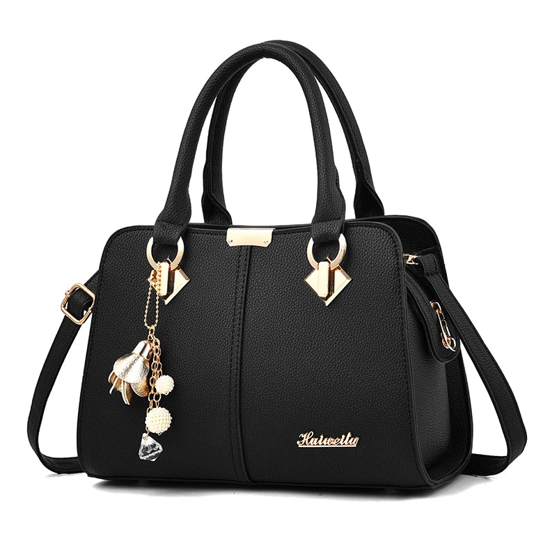 [COMPRE 1 LEVE 2] Bolsa feminina em couro queenly