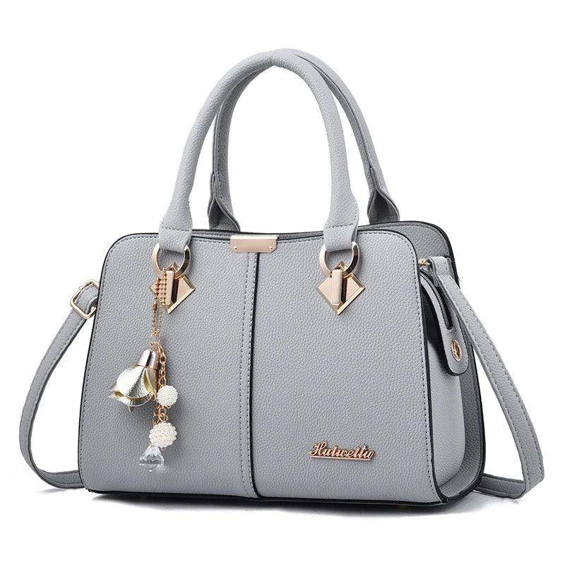 [COMPRE 1 LEVE 2] Bolsa feminina em couro queenly