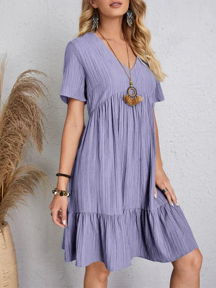 Vestido Feminino Soltinho Midi Verão