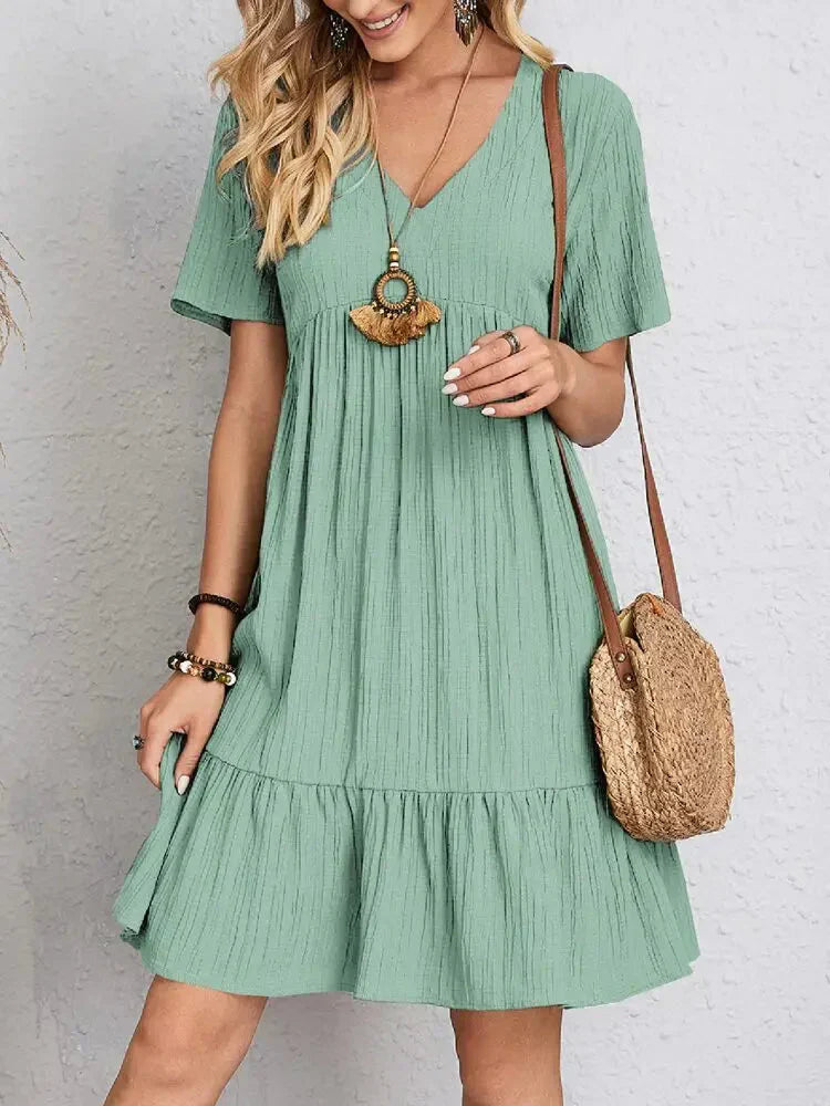 Vestido Feminino Soltinho Midi Verão