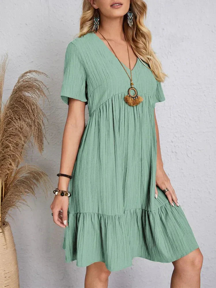 Vestido Feminino Soltinho Midi Verão